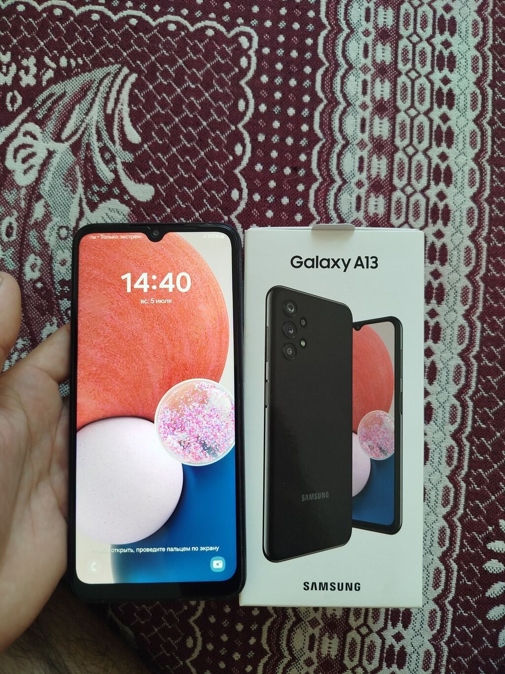Samsung Galaxy A13, Б/у, 32 ГБ, цвет - Черный, 2 SIM — фото 4