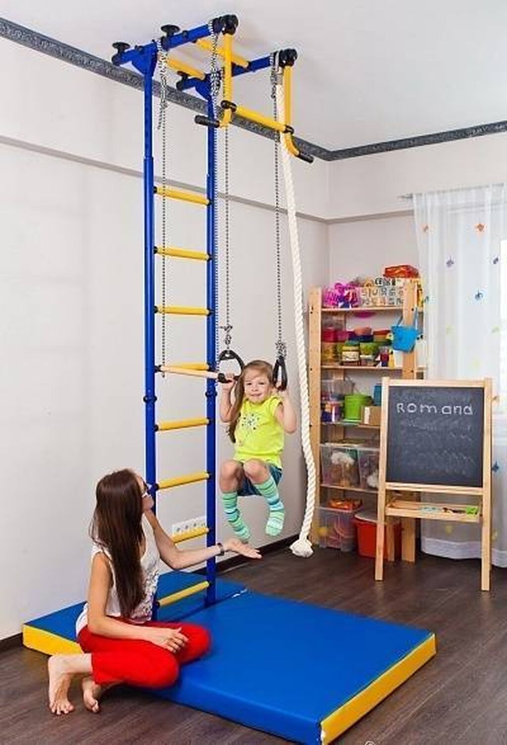 детские стенки спортивные для малышей для дома
