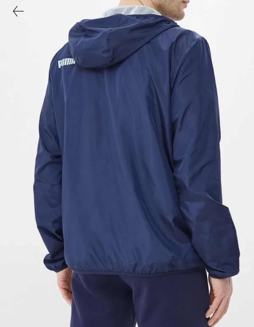 Мужская ветровка Puma - Цвет: темно-синий (navy) 1 выход, состояние: фото 3