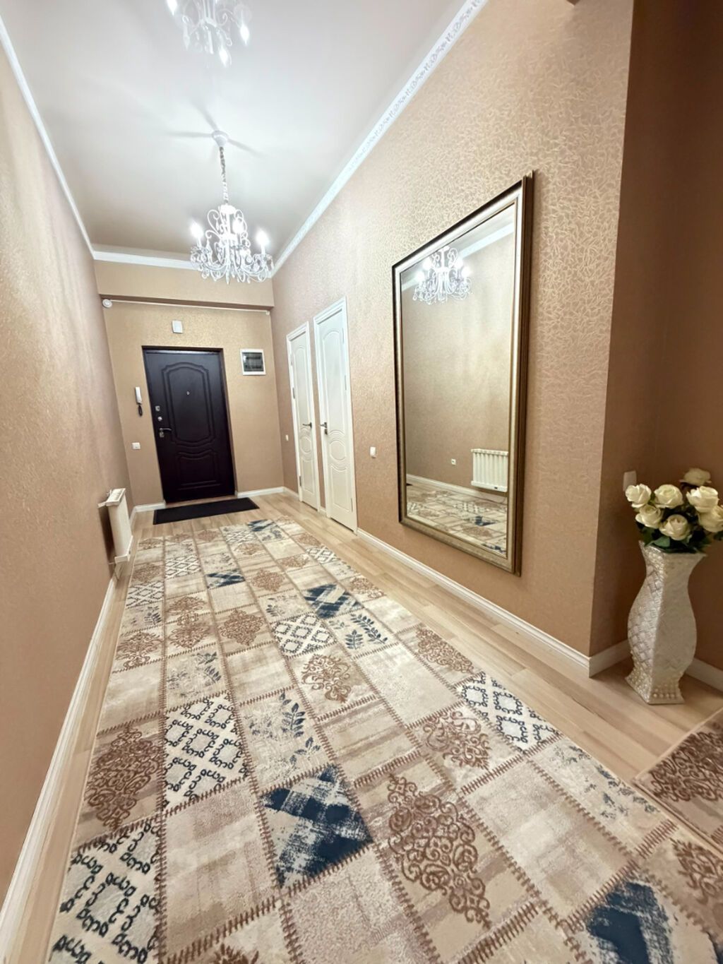 3 комнаты, 118 м², Асанбай мкр Элитка, 8 этаж, Свежий ремонт: фото 3