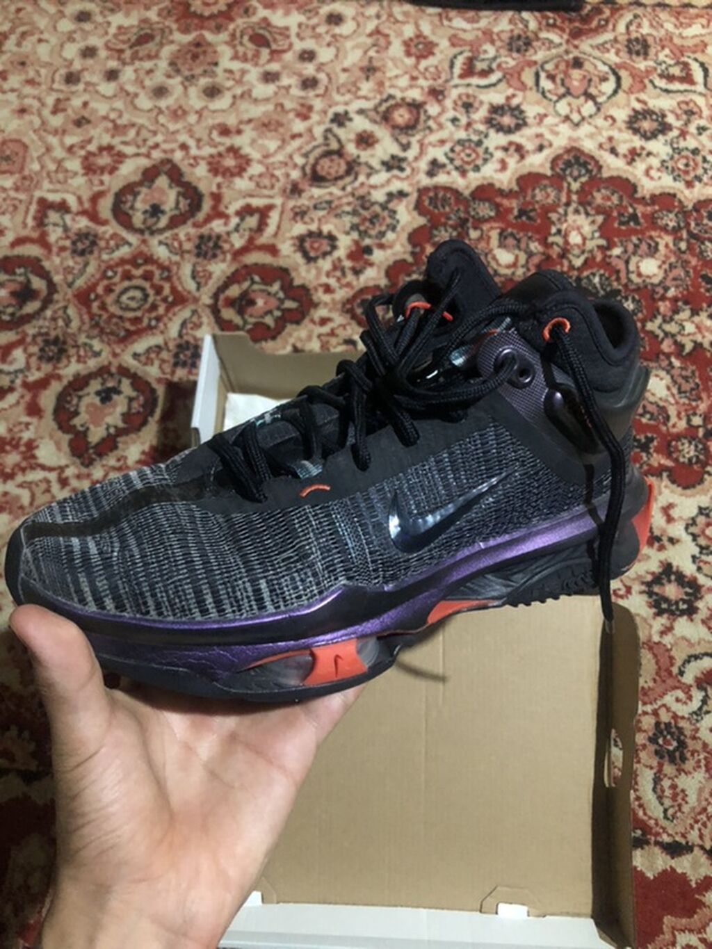 Мужские кроссовки, 44, Nike, Б/у, цвет - Черный: фото 2