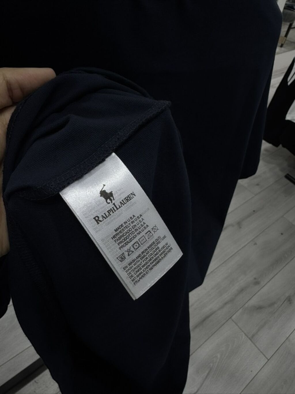 Мужская футболка, 2XL, S, M, Polo Ralph Lauren, Новый, цвет - Синий, Самовывоз: фото 4