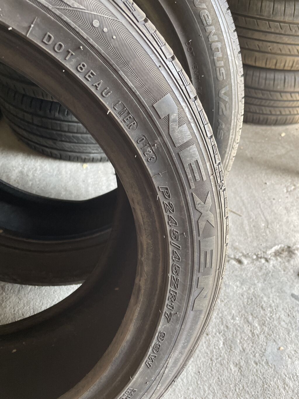 Шины 245 / 45 / R 17, Лето, Б/у, 1 шт, Легковые, Корея, Nexen: фото 2