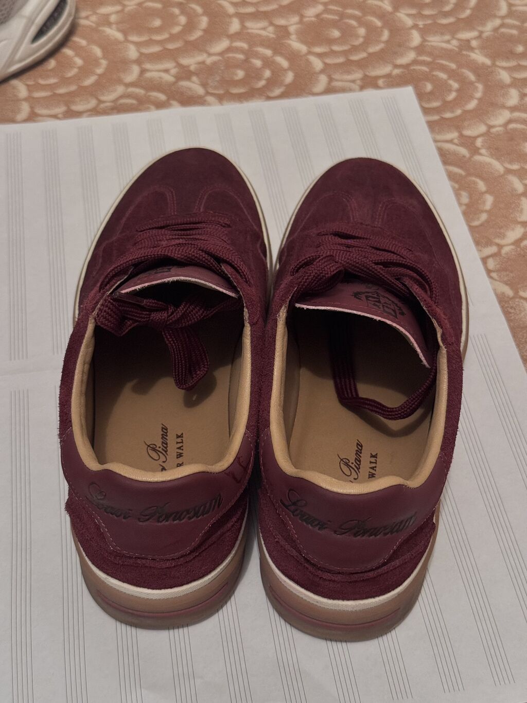 Loro Piana бордовые — стиль quiet luxury Продаю стильную обувь от: фото 4