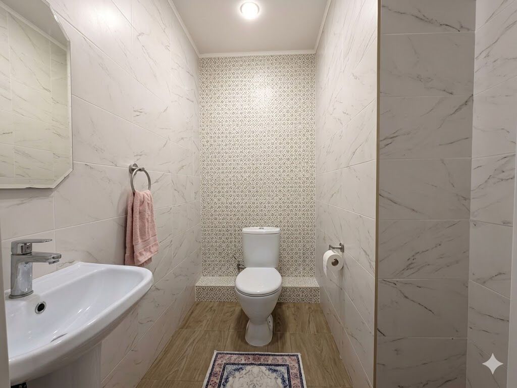 2 комнаты, 72 м², Кок-Жар ж/м 1 этаж, Свежий ремонт: фото 7