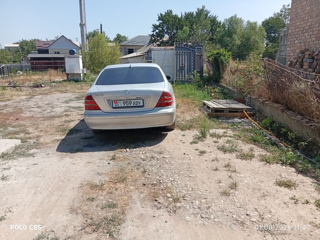 Mercedes-Benz S-Class: 2000 г., 5 л, Автомат, Газ, Седан: фото 2