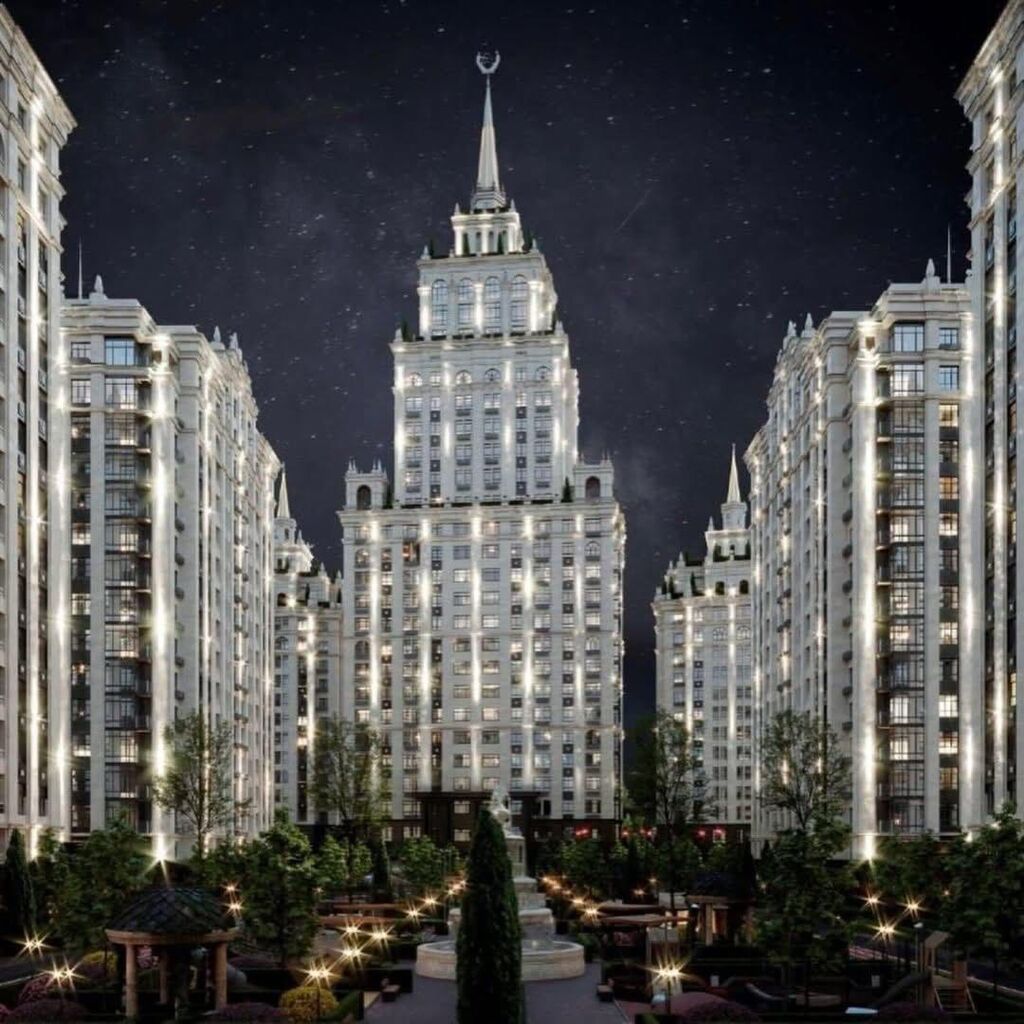 3 комнаты, 150 м², Асанбай мкр Элитка, 11 этаж, ПСО (под самоотделку): фото 3