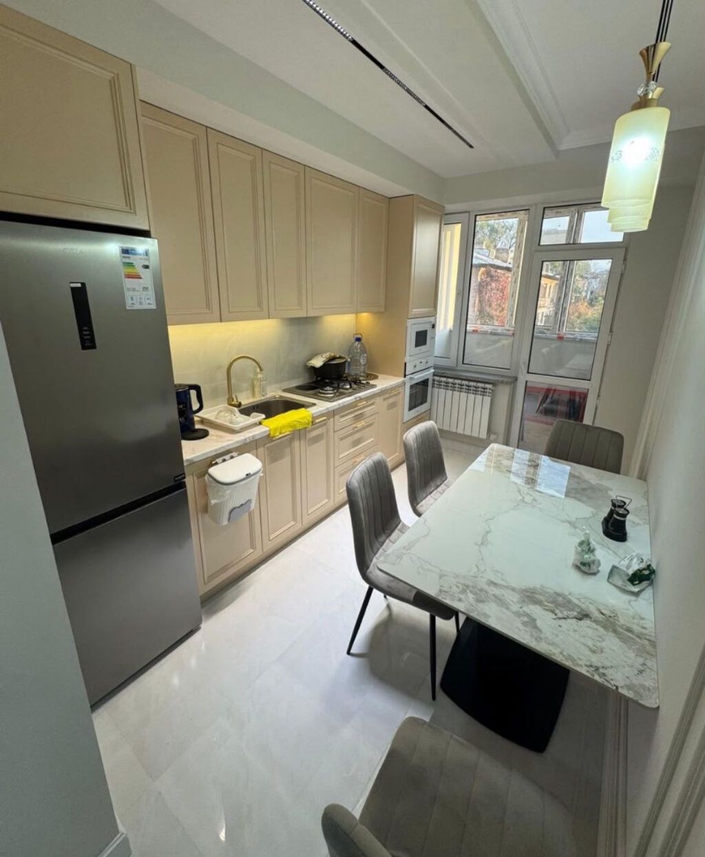 2 комнаты, 66 м², Ата-Тюрк парк Элитка, 2 этаж, Дизайнерский ремонт: фото 4
