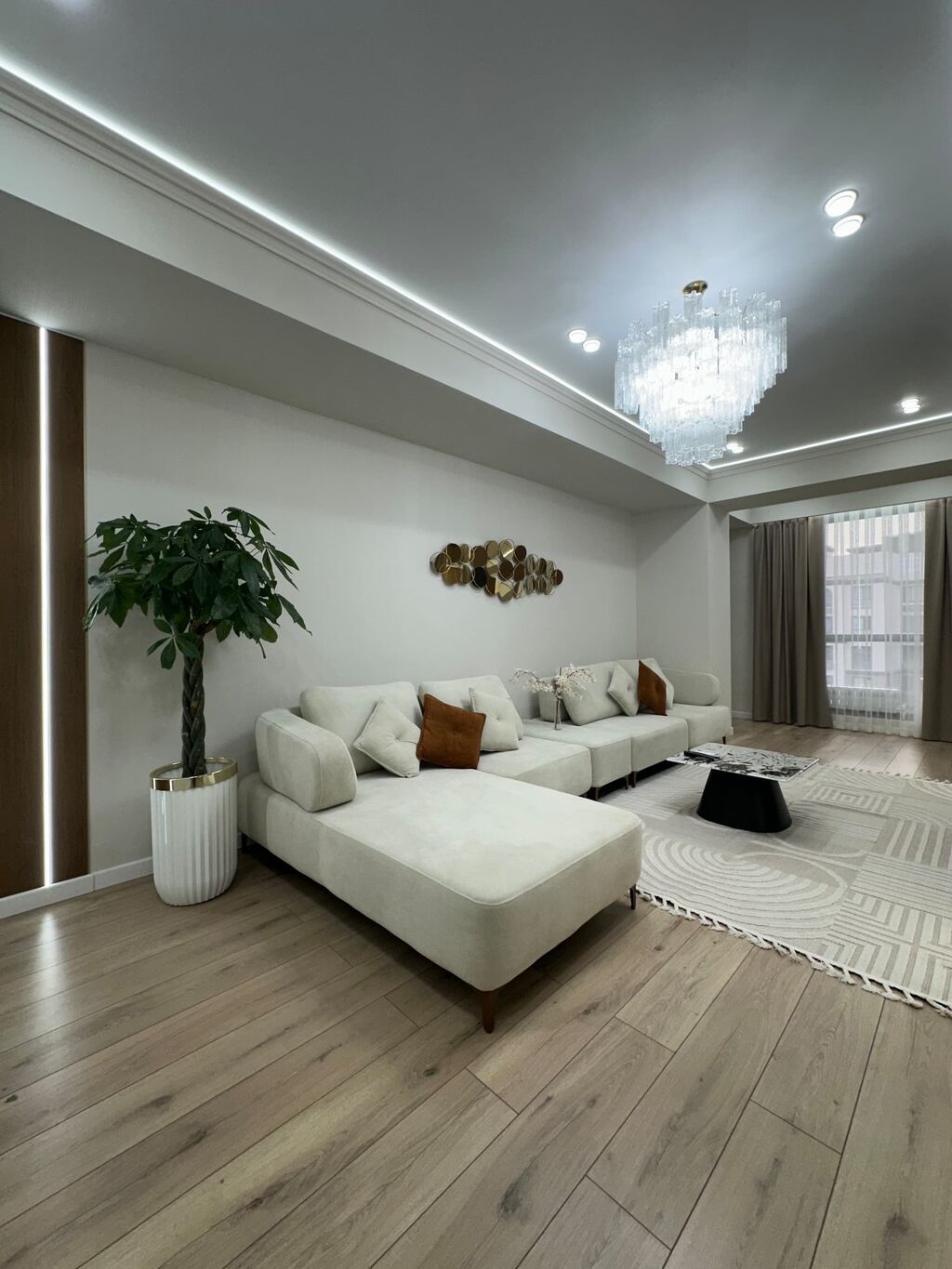 3 комнаты, 107 м², Асанбай мкр Элитка, 11 этаж, Дизайнерский ремонт: фото 7