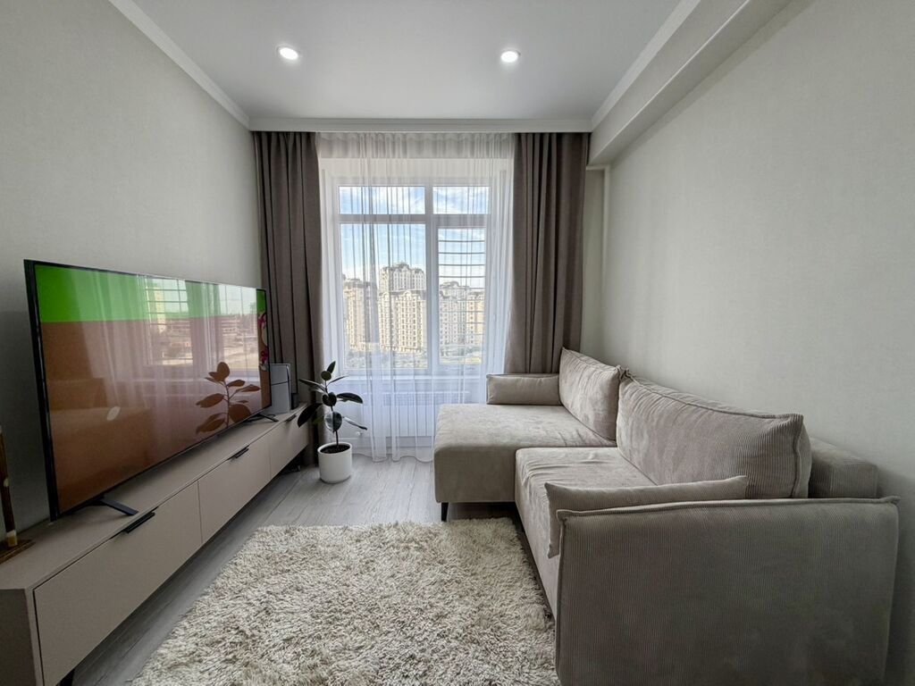2 комнаты, 60 м², Асанбай мкр Элитка, 7 этаж, Евроремонт: фото 4
