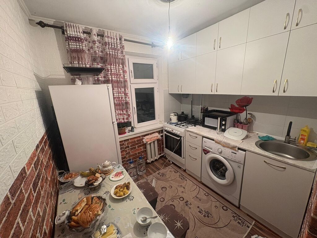 2 комнаты, 43 м², Кок-Жар мкр 104 серия, 5 этаж, Косметический ремонт: фото 3