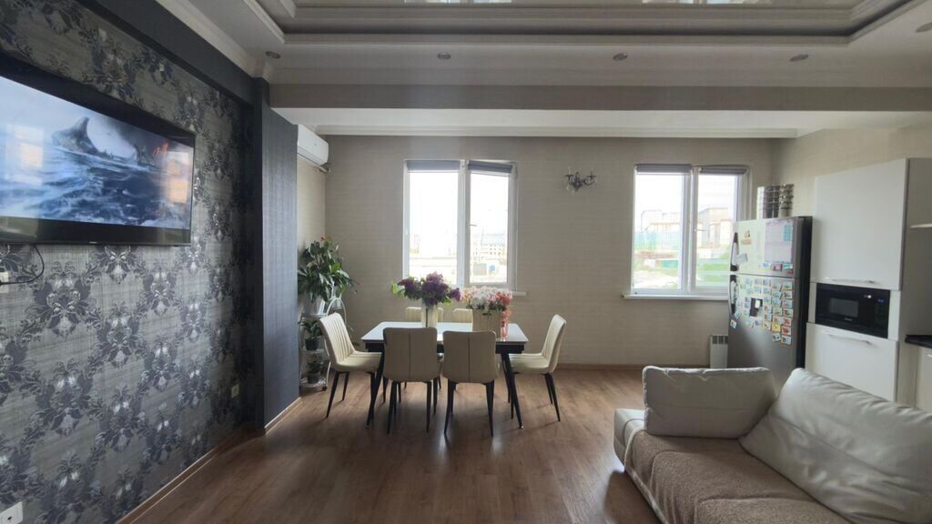 3 комнаты, 85 м², Ала-Арча ТРЦ Элитка, 2 этаж, Евроремонт: фото 4