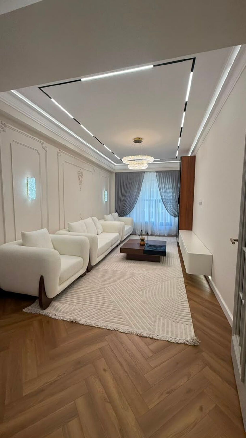 3 комнаты, 116 м², Асанбай мкр 6 этаж, Дизайнерский ремонт: фото 6