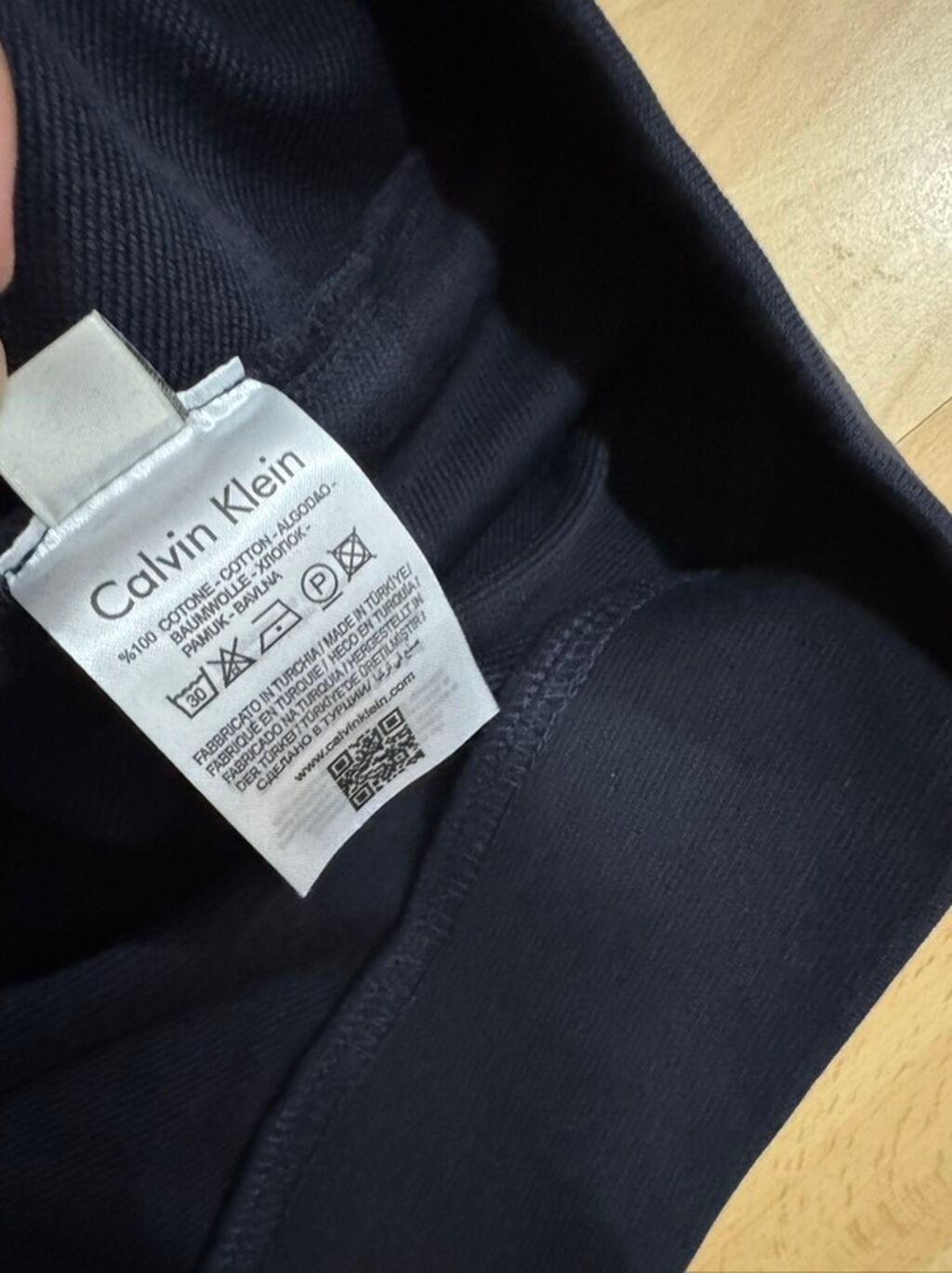 Мужская толстовка, XL, M, L, Calvin Klein, Новый, цвет - Черный, Самовывоз: фото 3