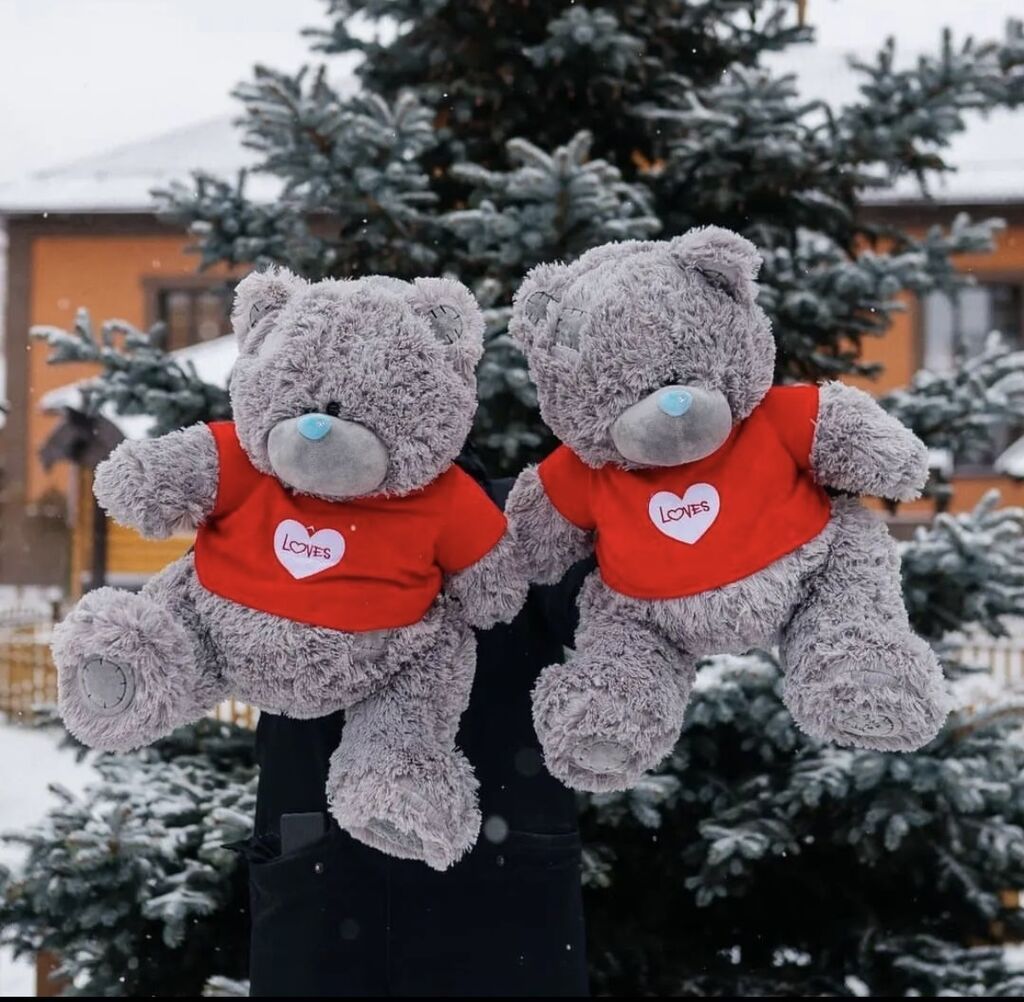 ​ Мишки Тедди в красных футболках «LOVE» — Идеальный подарок!: фото 2