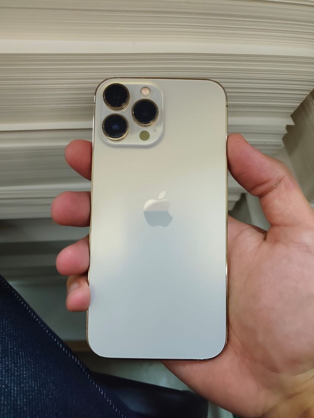 IPhone 13 Pro Max, 128 GB, Qızılı, Face ID