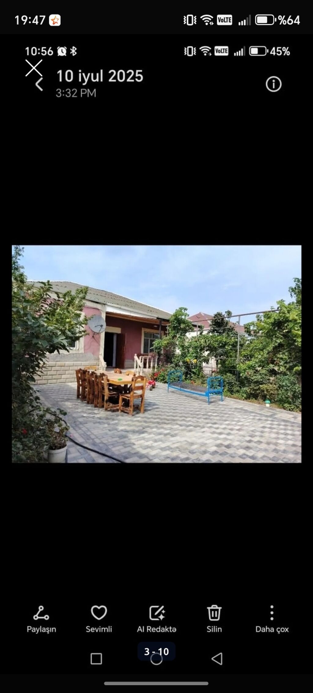Bakı, Hövsan qəs., 3 kv. m, 3 otaqlı, Hovuzsuz, Kombi