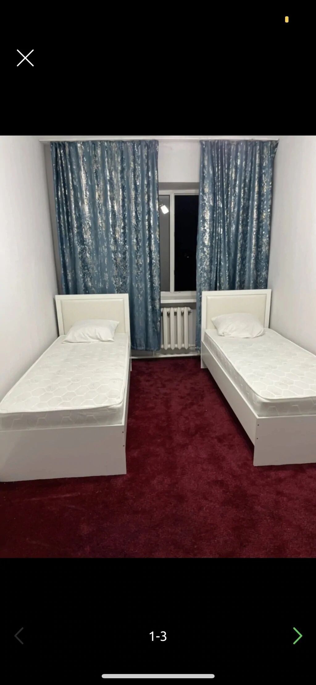 Комната с раздельными спальными местами. - Две/три односпальные — фото 1