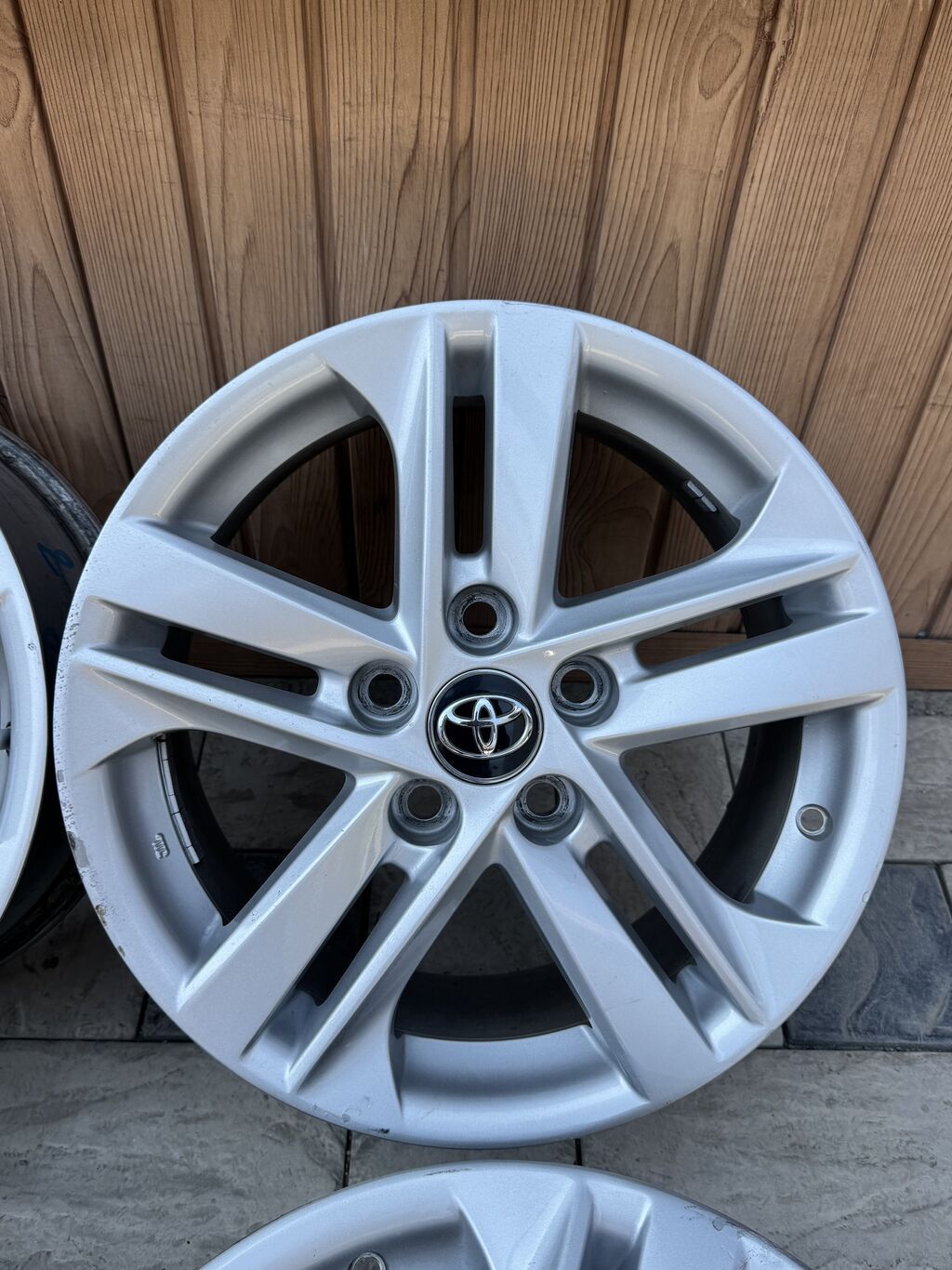 Литые Диски R 16 Toyota, Комплект, отверстий - 5, Б/у: фото 5