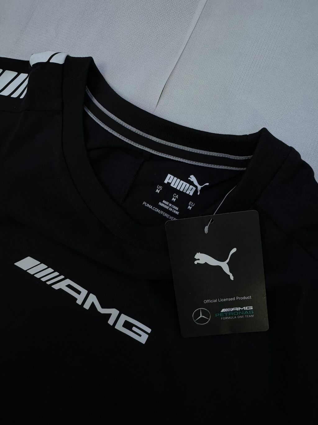 Мужская футболка, M, Puma, Новый, цвет - Черный, Самовывоз: фото 3