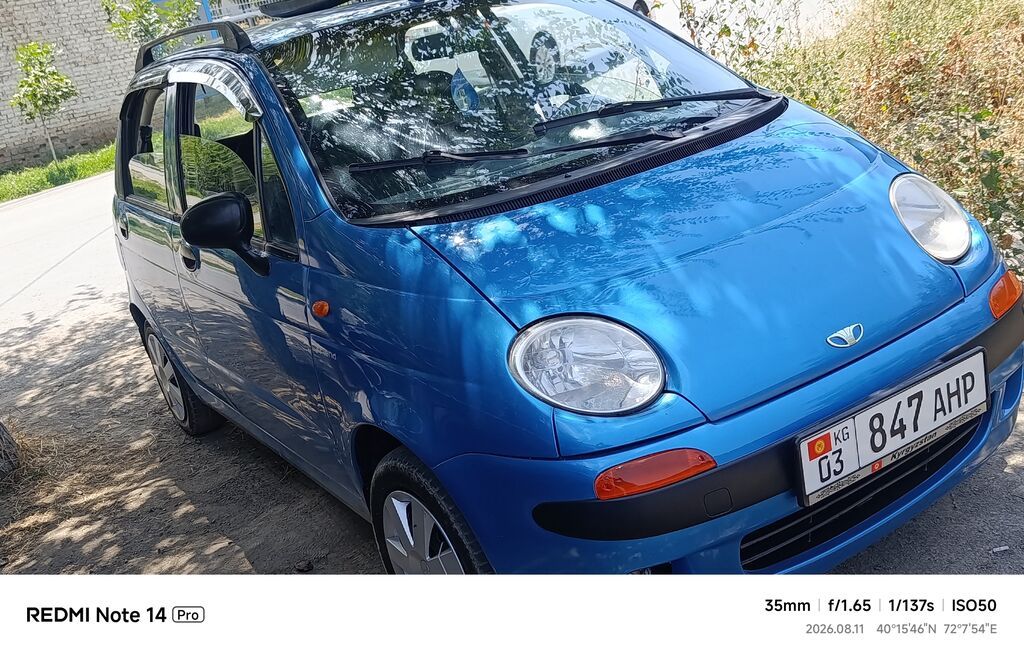 Daewoo Matiz: 1999 г., Механика, Бензин, Хэтчбэк: фото 1