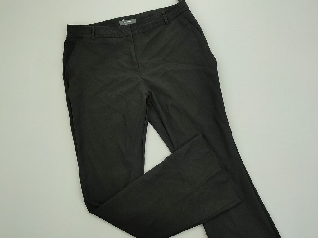 Spodnie: Spodnie XL (EU 42), stan - Idealny, wzór - Jednolity kolor, kolor - Czarny — 1