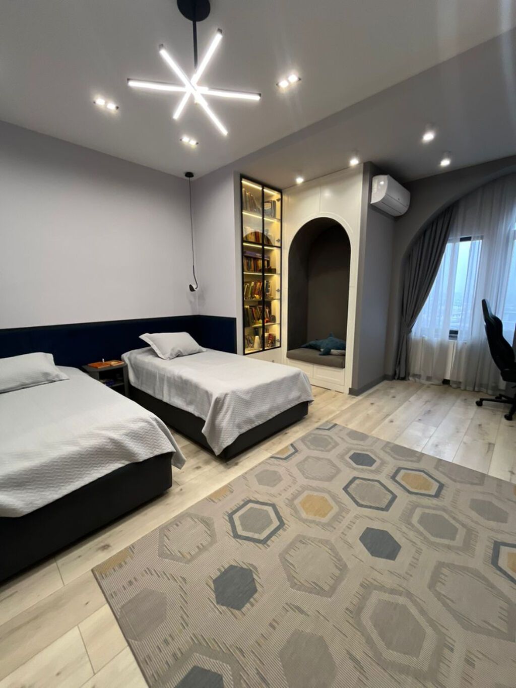 5 комнат, 242 м², Ак-Кеме Элитка, 8 этаж, Дизайнерский ремонт: фото 7