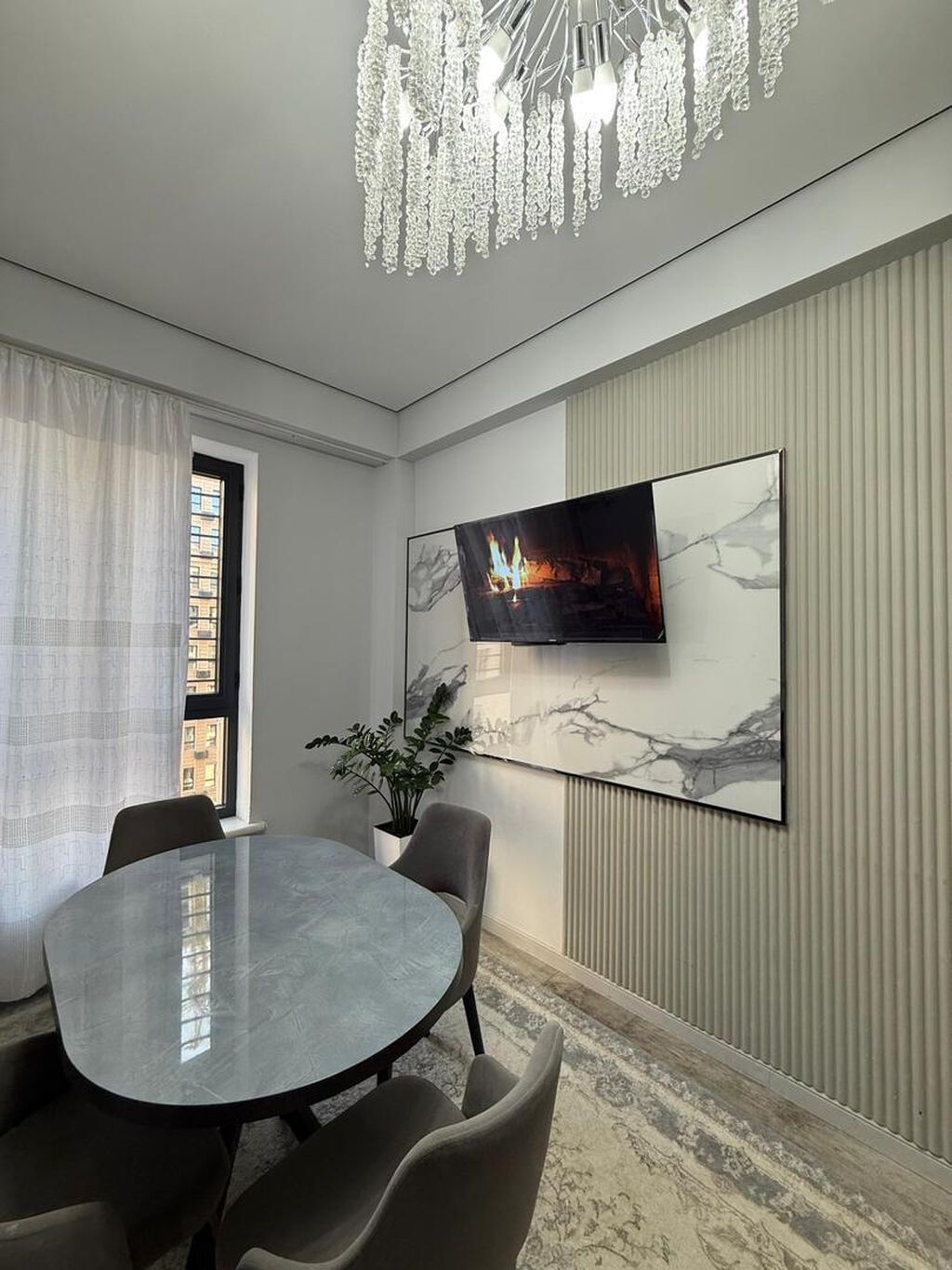 2 комнаты, 53 м², Ала-Арча ТРЦ Элитка, 10 этаж, Евроремонт: фото 4