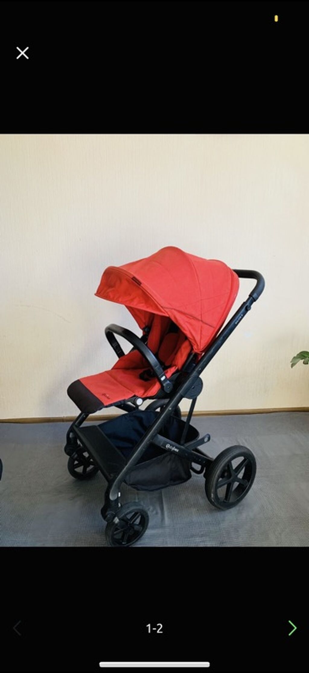Прогулочная коляска cybex balios s - Компактная рама из алюминия — фото 1
