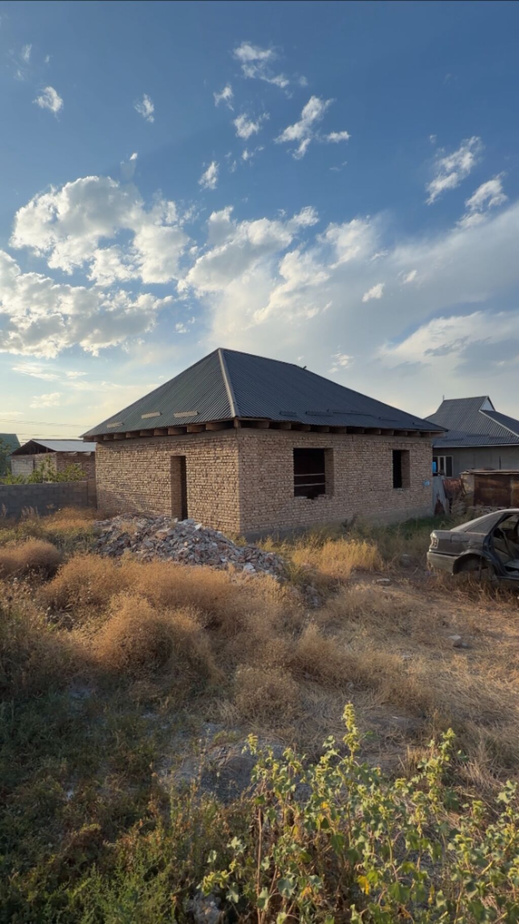 3 комнаты, 75 м², 4 соток, Ак-Ордо ж/м Электричество, Горячая вода, Холодная вода: фото 1