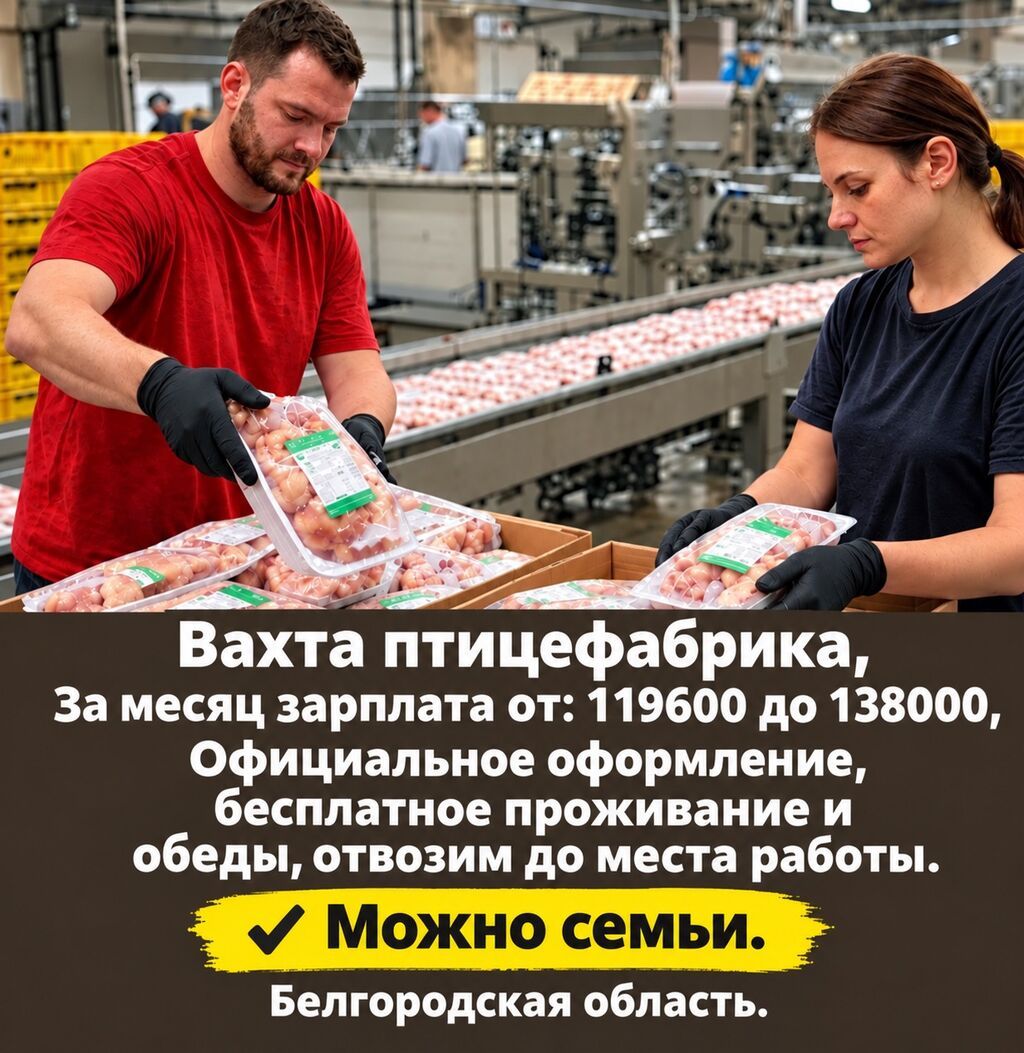Вакансия в России: разнорабочие в Белгородской и Пензенской областях