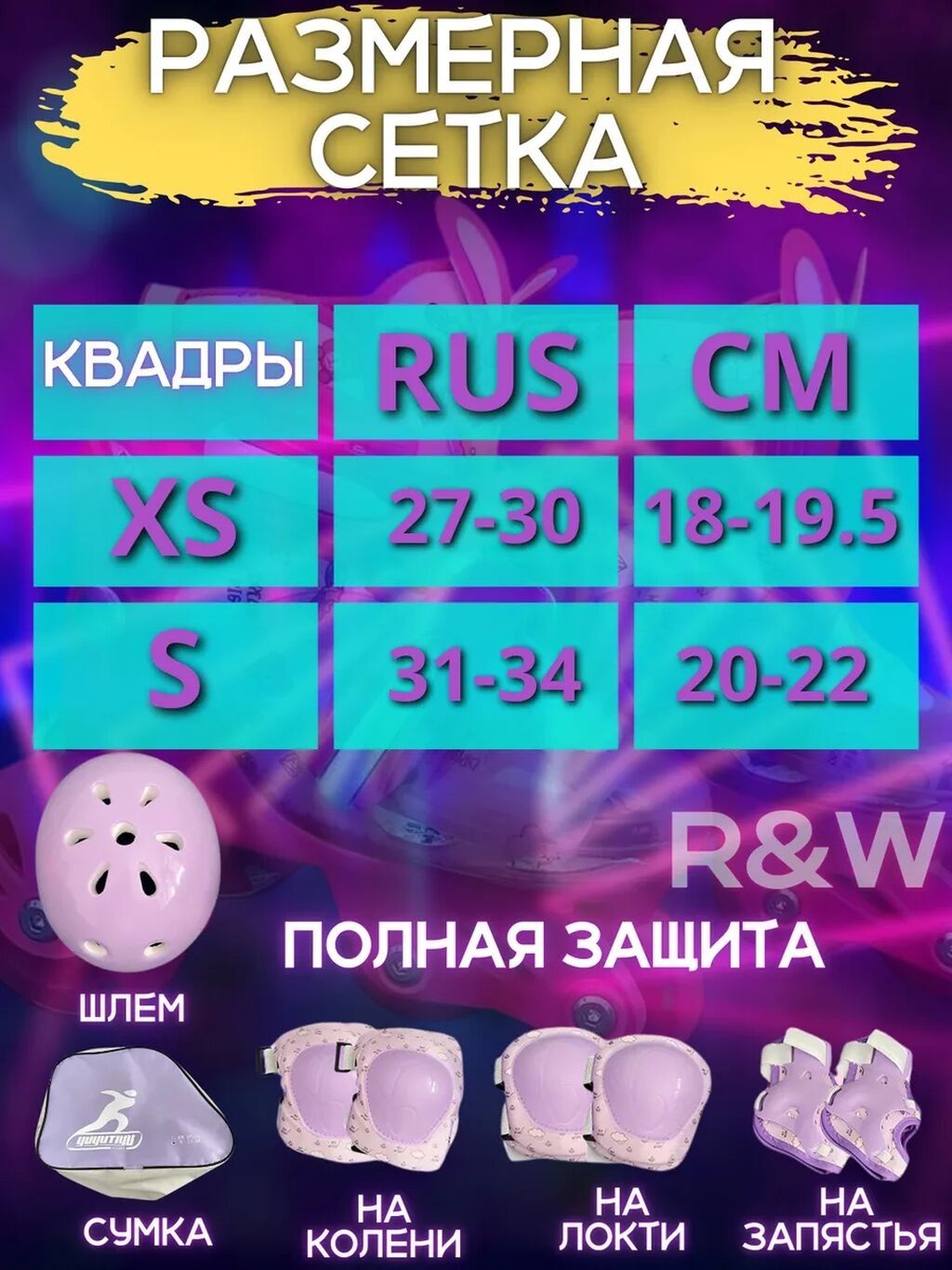 Ролики трициклы для самых маленьких от 3х до 7лет - Размеры: фото 5
