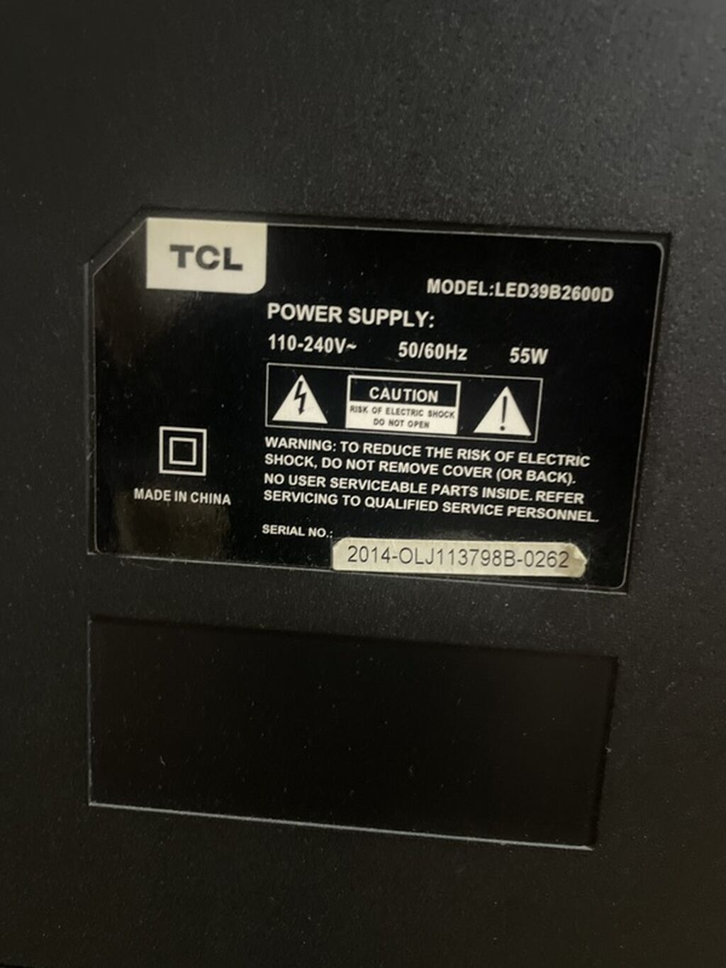Телевизор TCL, диагональ около 32–40". Плоская LED‑панель: фото 6