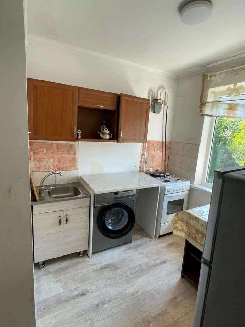 2 комнаты, 45 м², 7 мкр 104 серия, 4 этаж, Евроремонт: фото 4