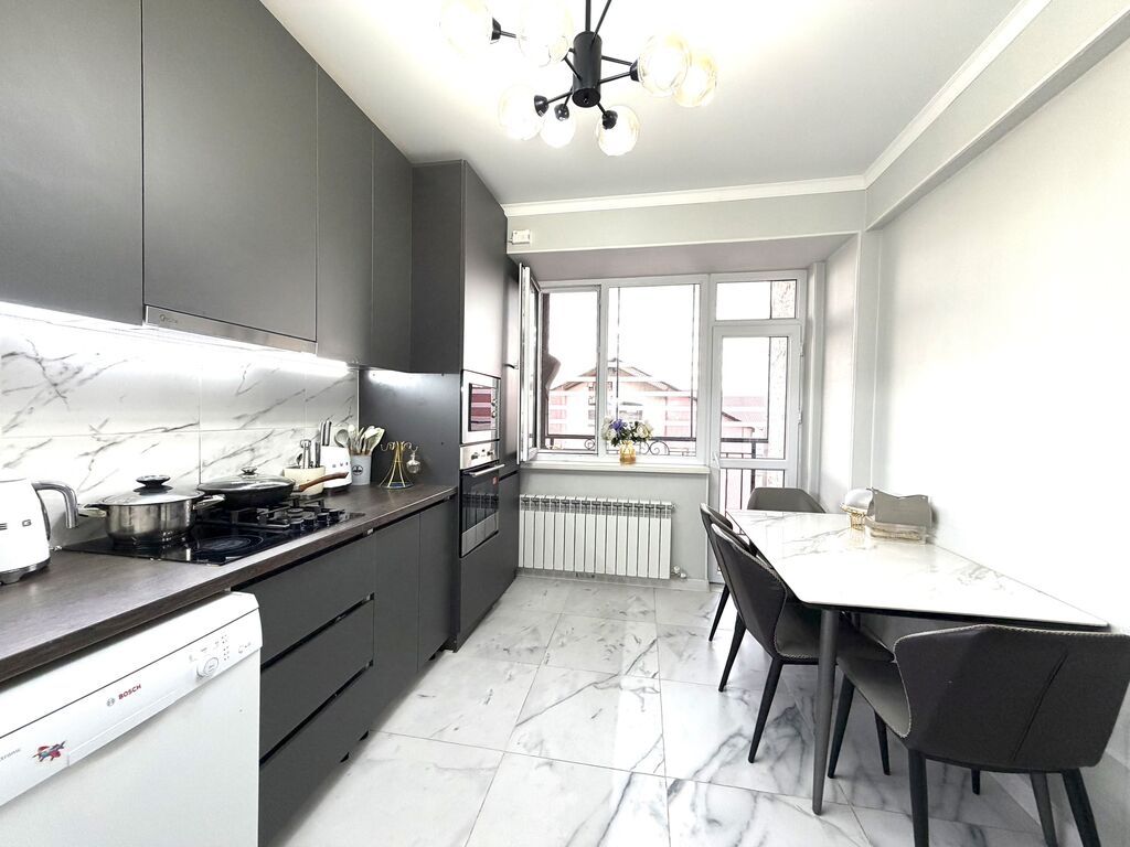 3 комнаты, 78 м², Ала-Арча ТРЦ Элитка, 11 этаж, Евроремонт: фото 6