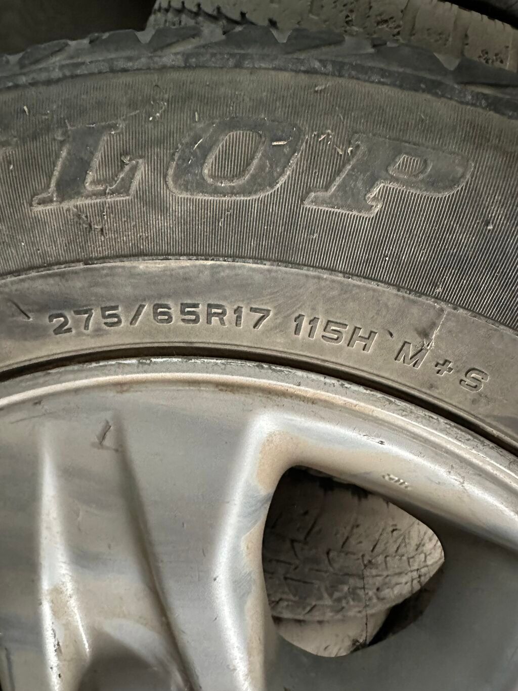 Колеса в сборе 275 / 65 / R 17, Лето, Б/у, 1 шт, Внедорожные (АТ/МТ), Литые, отверстий - 5: фото 2