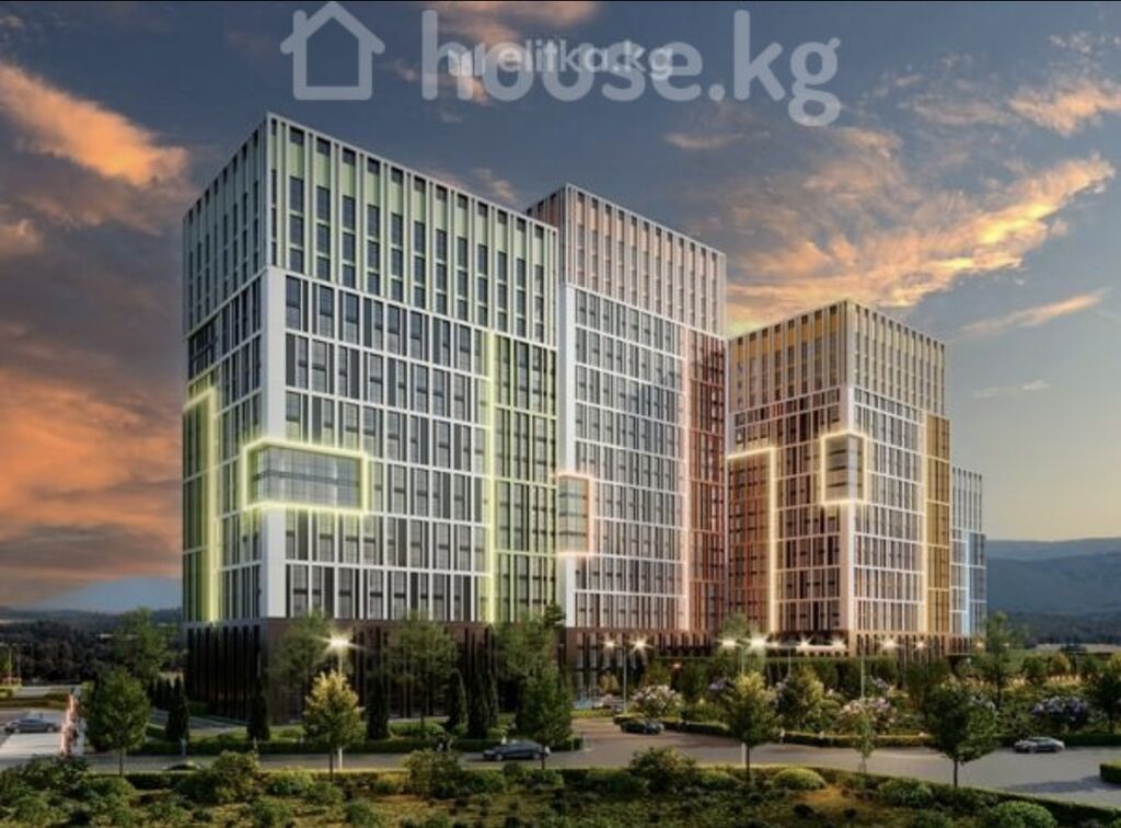 3 комнаты, 111 м², Асанбай мкр Элитка, 15 этаж, ПСО (под самоотделку): фото 3