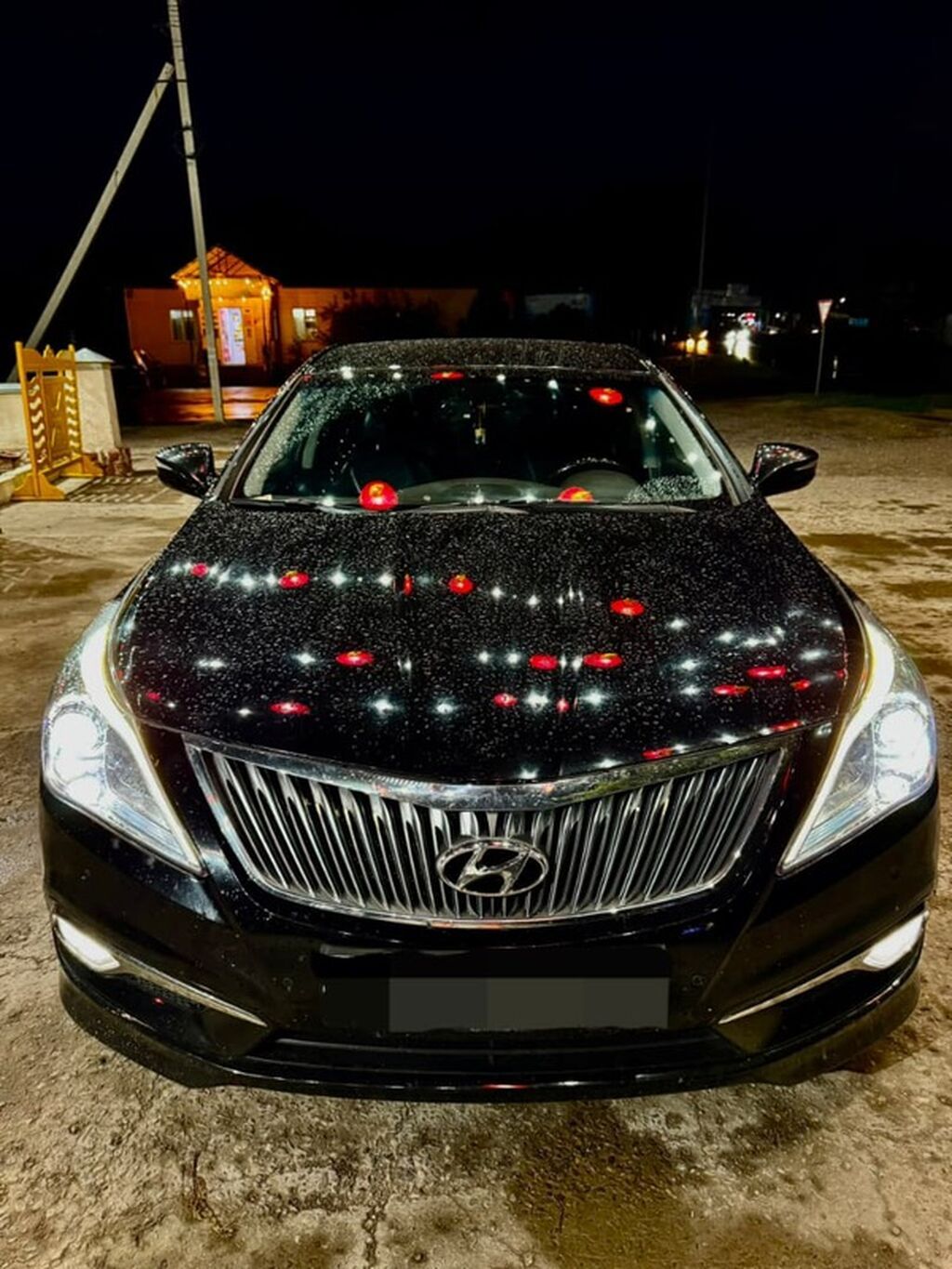 Hyundai Grandeur: 2014 г., 3 л, Автомат, Газ, Седан — фото 1