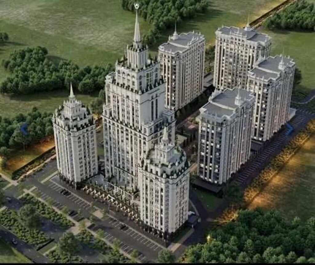 4 комнаты, 165 м², Асанбай мкр Элитка, 15 этаж, ПСО (под самоотделку): фото 3