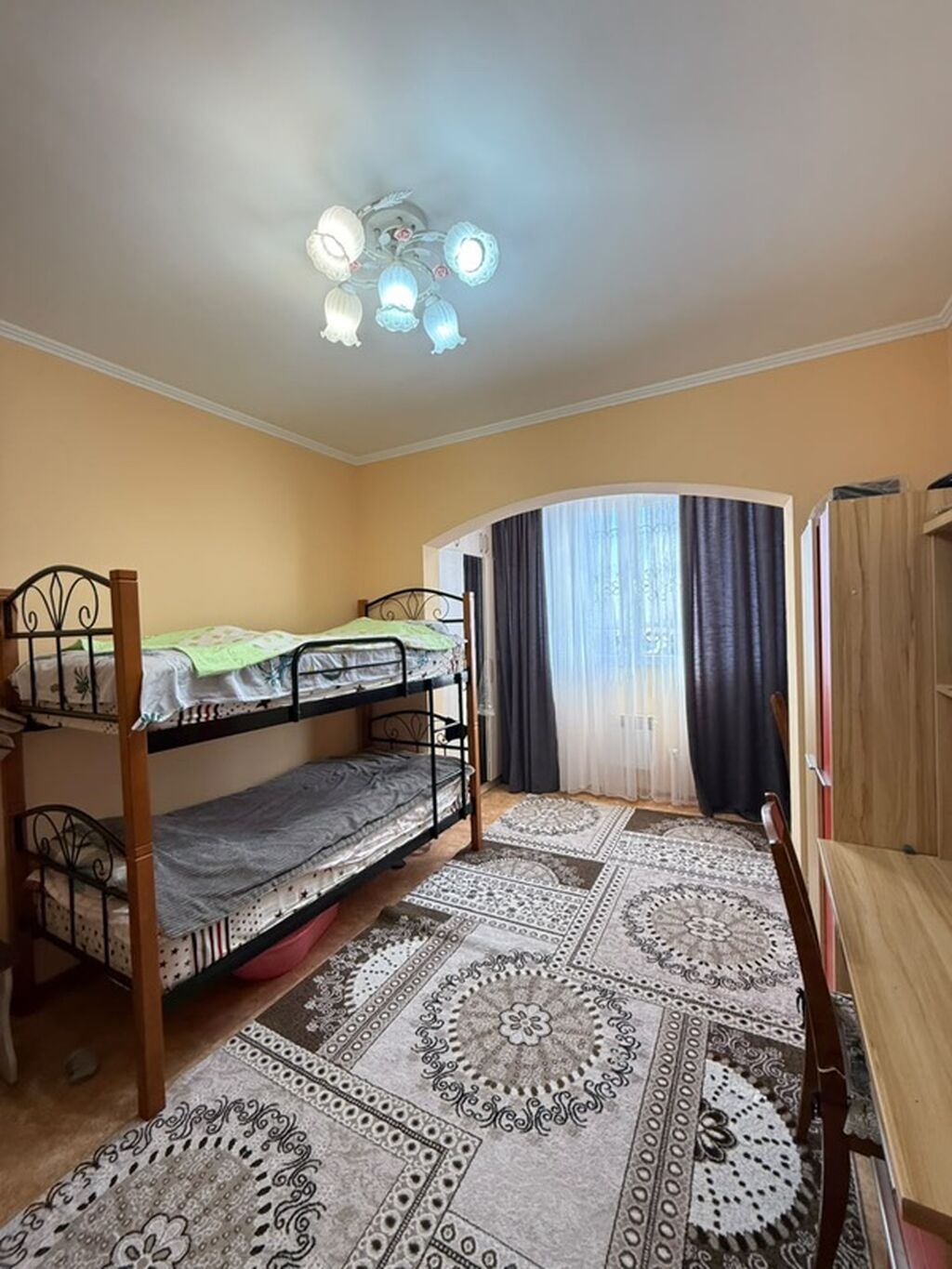 3 комнаты, 97 м², Кок-Жар мкр 106 серия улучшенная, 7 этаж, Свежий ремонт: фото 3
