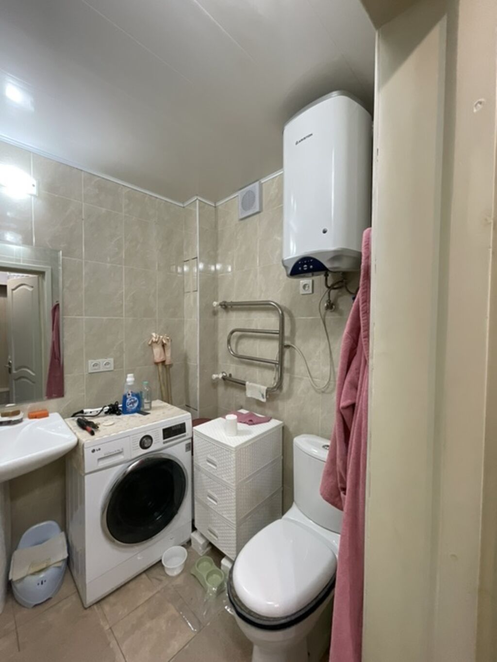 2 комнаты, 60 м², Бишкек Парк ТРЦ 3 этаж, Евроремонт: фото 7