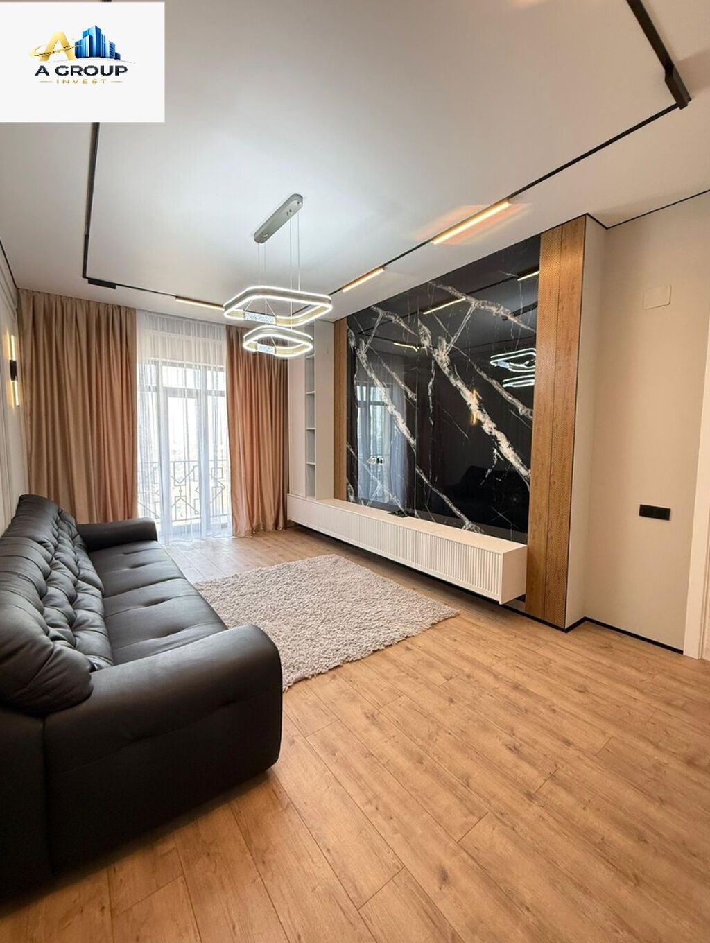 2 комнаты, 78 м², Асанбай мкр Элитка, 13 этаж, Дизайнерский ремонт: фото 7