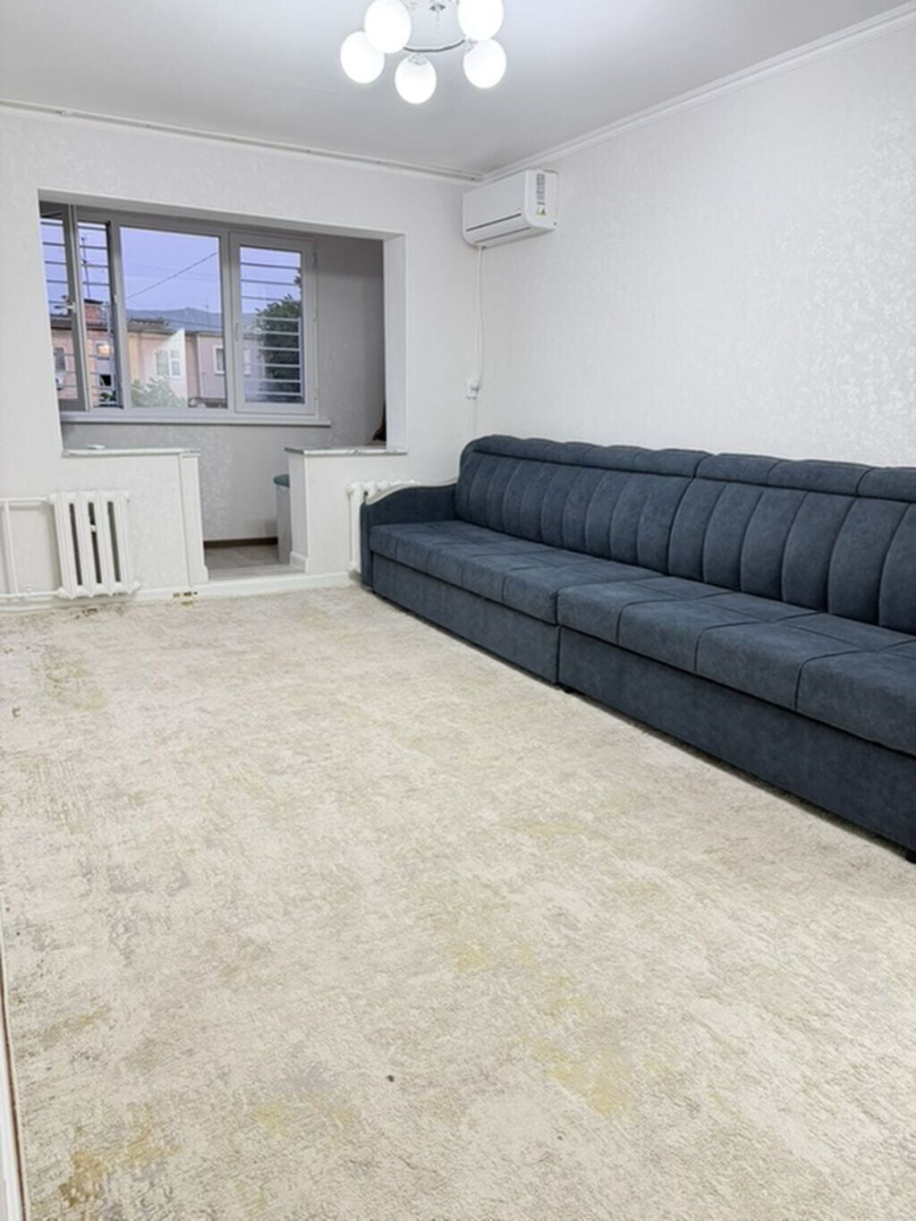 2 комнаты, 48 м², 11 мкр 104 серия, 4 этаж, Свежий ремонт: фото 1
