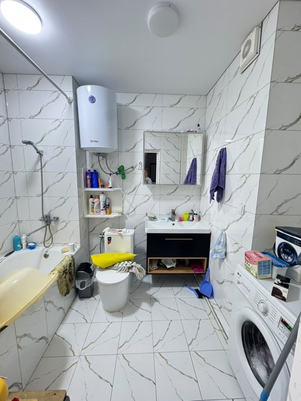 2 комнаты, 45 м², Средний Джал Элитка, 6 этаж, Дизайнерский ремонт: фото 8