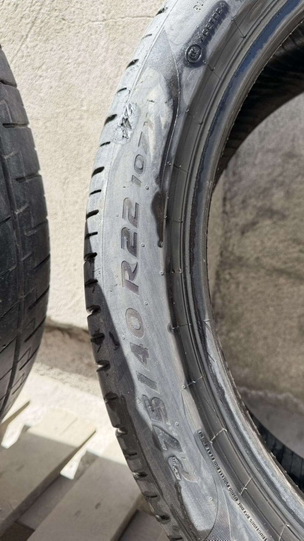 Шины 275 / 40 / R 22, Лето, Б/у, Пара, Легковые, США, Pirelli: фото 5
