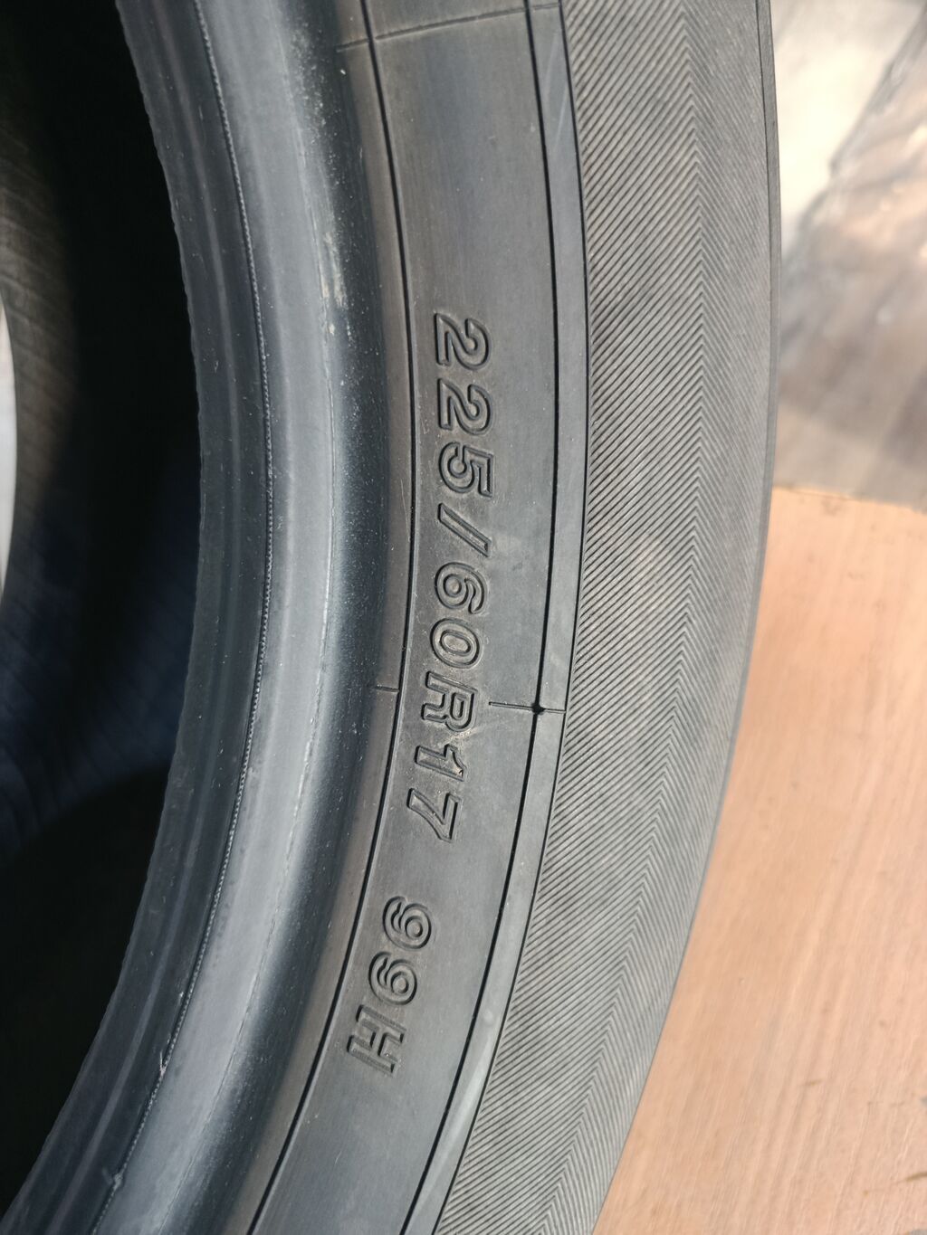 Шины 225 / 60 / R 17, Лето, Б/у, 1 шт, Легковые, Япония, Yokohama: фото 4