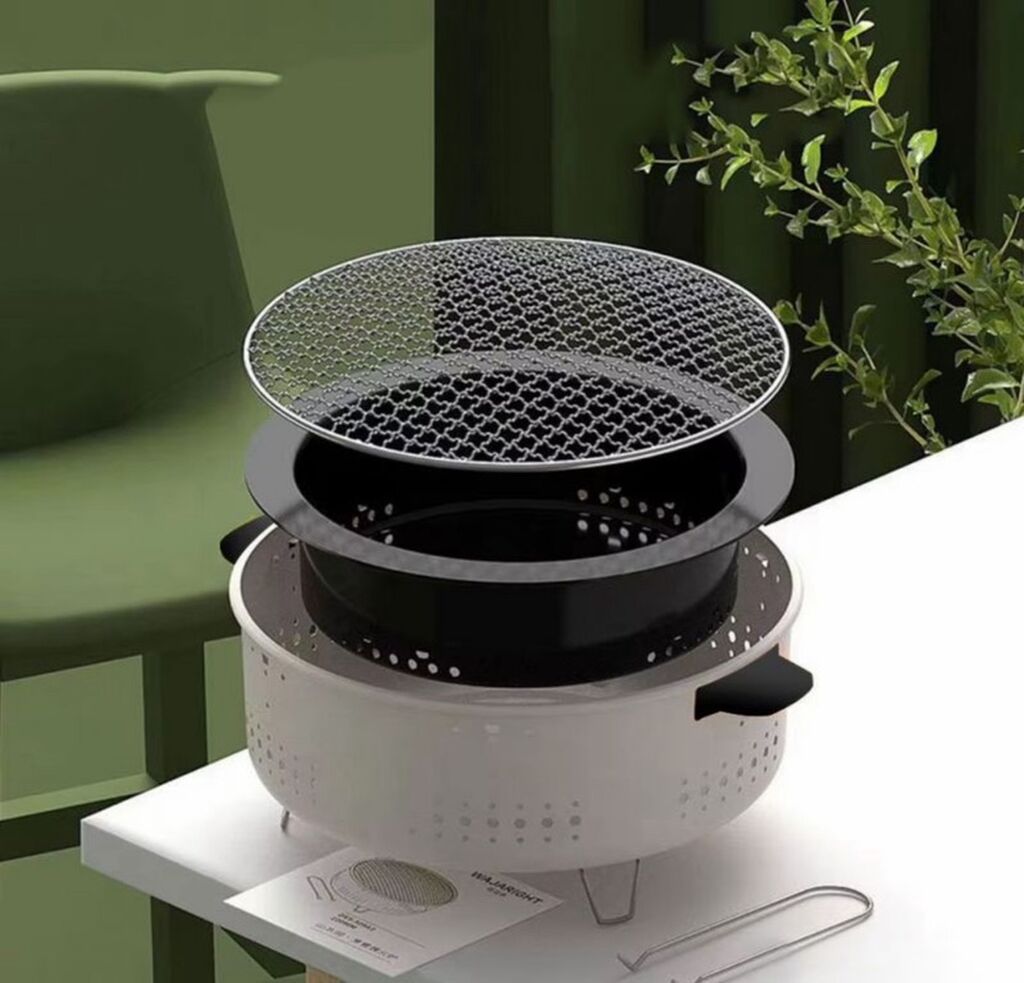 Гриль угольный Camping Grill — компактный мангал для пикника и дачи — фото 3