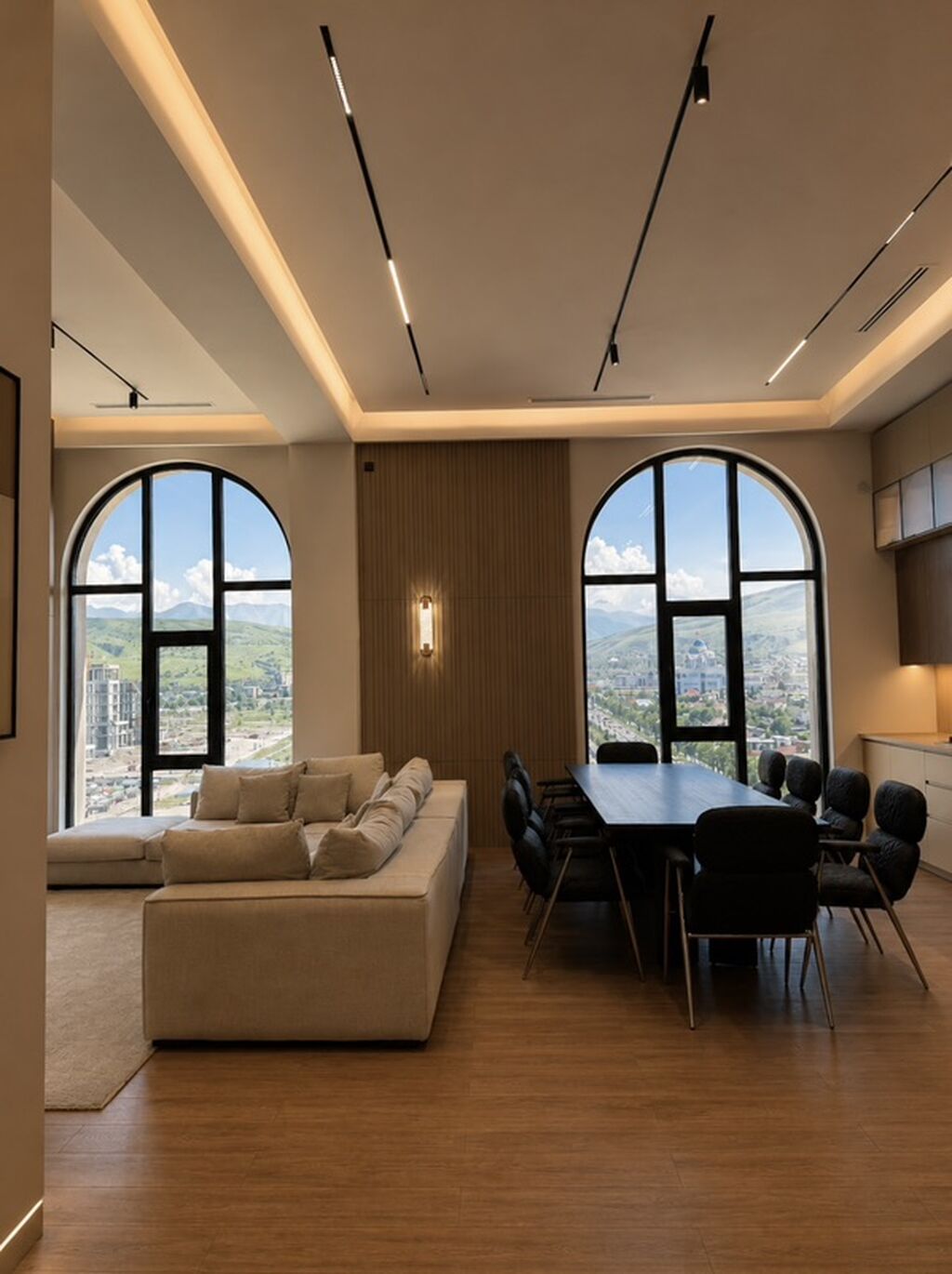 3 комнаты, 140 м², Ала-Арча ТРЦ Элитка, 14 этаж, Дизайнерский ремонт: фото 7