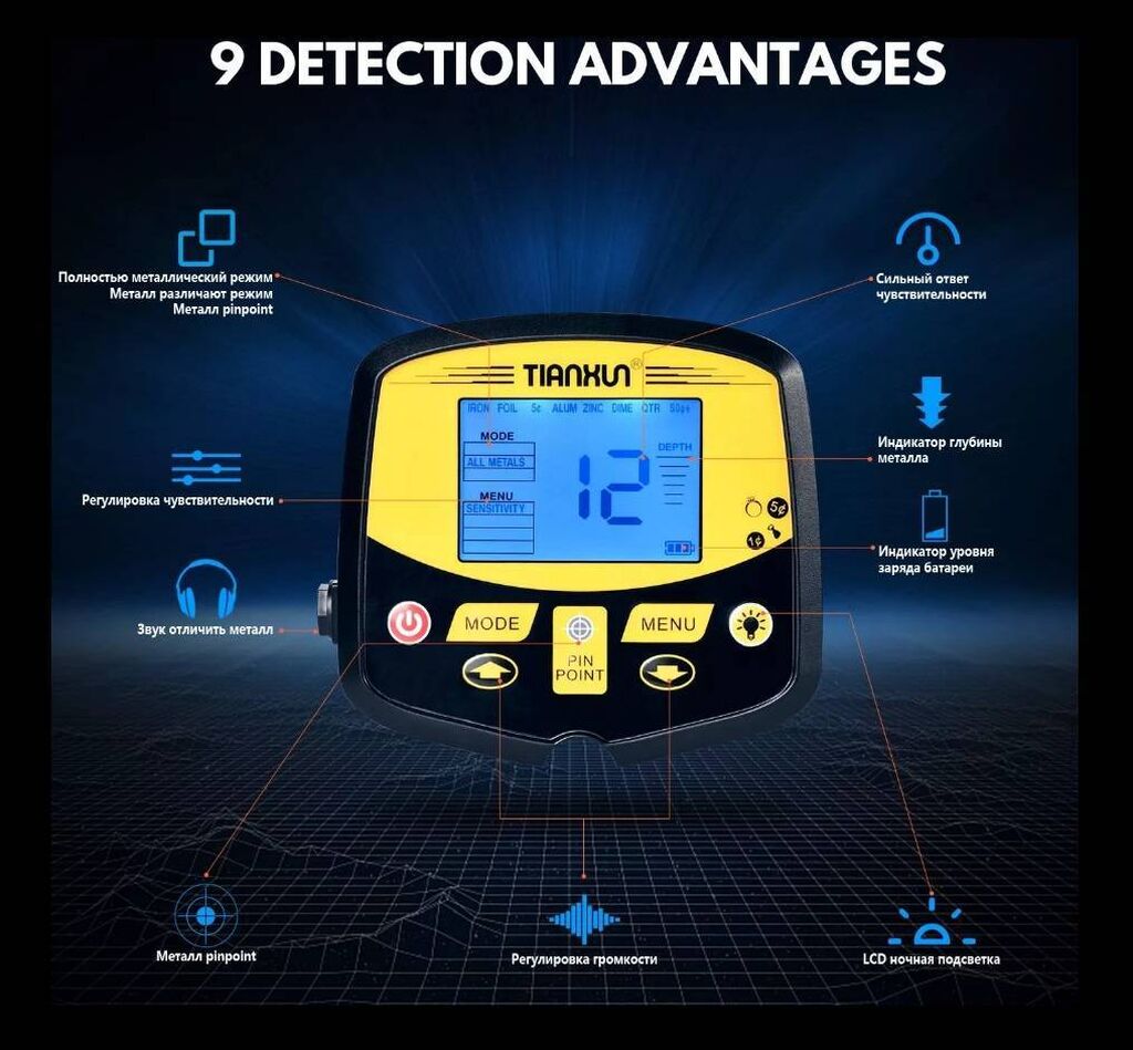 TX-950 Discover Pro Металоискатель; металоискател;: 20990 KGS ➤ Другие  инструменты | Бишкек | 103456379 ᐈ lalafo.kg