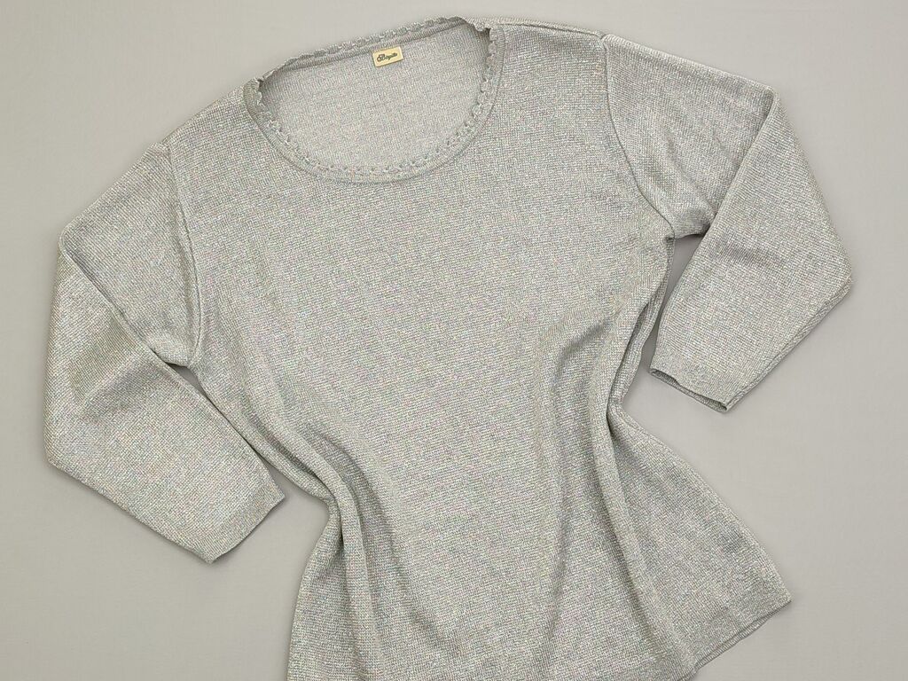 Bluzki: Bluza S (EU 36), stan - Idealny, wzór - Jednolity kolor, kolor - Szary — 1